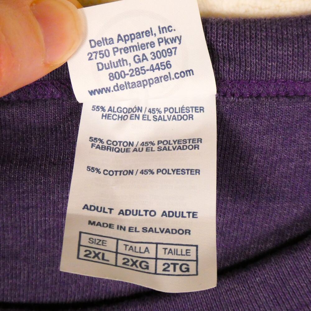 Purple Death Card Tarot Sweatshirt Size XXL 2XL Whimsigoth Cottage Goth Witchy - Picture 7 of 7